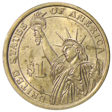 Монета 1 доллар 2015 года P Линдон Джонсон 36-й президент США (реверс)