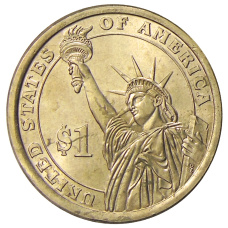 Монета 1 доллар 2015 года P Линдон Джонсон 36-й президент США (реверс)