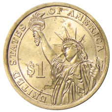 Монета 1 доллар 2015 года P Линдон Джонсон 36-й президент США (реверс)