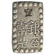 Монета 1 шу 1854-1868 года Япония (реверс)