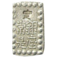 Монета 1 шу 1854-1868 года Япония (реверс)