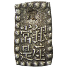 Монета 1 шу 1854-1868 года Япония (реверс)