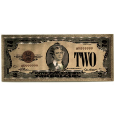 Сувенирная банкнота 2 доллара 1928 года США