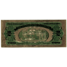 Сувенирная банкнота 2 доллара 1928 года США (вид 2)