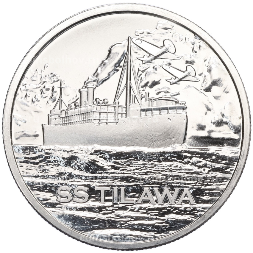Монета 1 унция серебра 2024 года Бомбей «Лайнер SS Tilawa»