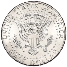 Монета 1/2 доллара (50 центов) 2023 года D США (реверс)