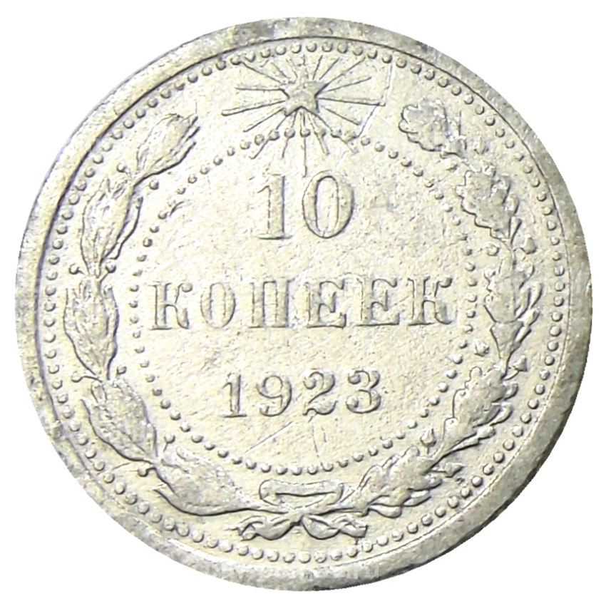 Монета 10 копеек 1923 года