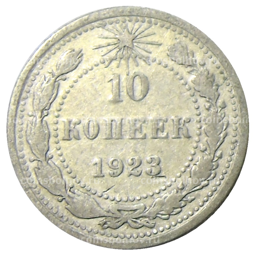 Монета 10 копеек 1923 года