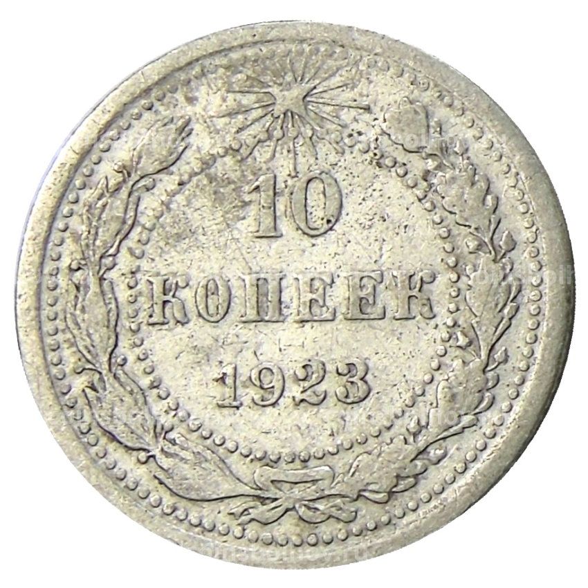 Монета 10 копеек 1923 года