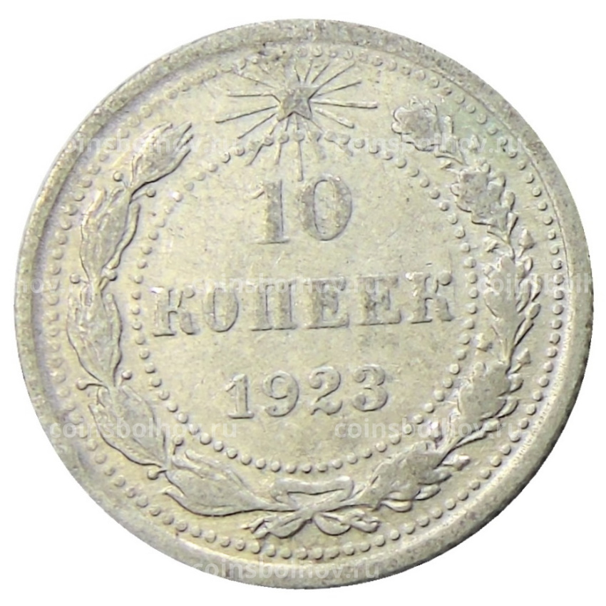 Монета 10 копеек 1923 года