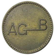 Жетон рекламный AGB