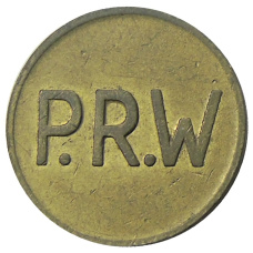 Жетон рекламный P.R.W