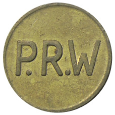 Жетон рекламный P.R.W (вид 2)