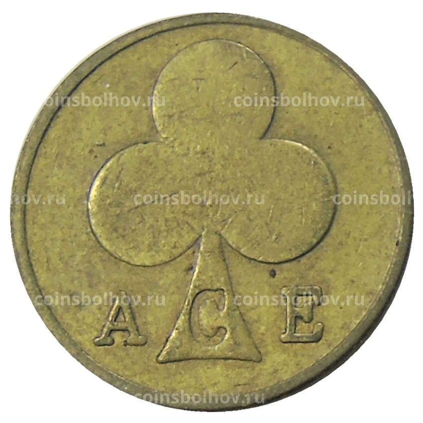 Жетон игровой парка Линнанмяки в Хельсинки «ACE»