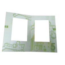 Альбом для 5 бонн номиналом от 5 до 1000 куна 1993 года Хорватия (пробные,неразрезанный лист (б/у) (вид 2)