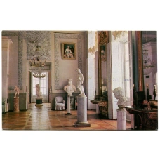 Открытка Архангельское.Дворец.Античный зал.1780-1810-е годы. Архитектор Ш.де Герн (аверс)