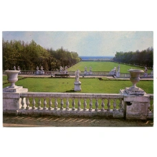 Открытка Архангельское .Террасы и партер парка.1780-1790-е. Архитектор Г.Тромбаро (аверс)