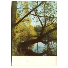 Открытка Музей-усадьба Ясная Поляна. Большой пруд (аверс)