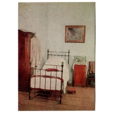 Открытка Музей-усадьба Ясная Поляна. Спальня Л.Н.Толстого (аверс)