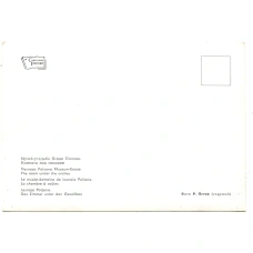 Открытка Музей-усадьба Ясная Поляна. Комната под сводами (реверс)