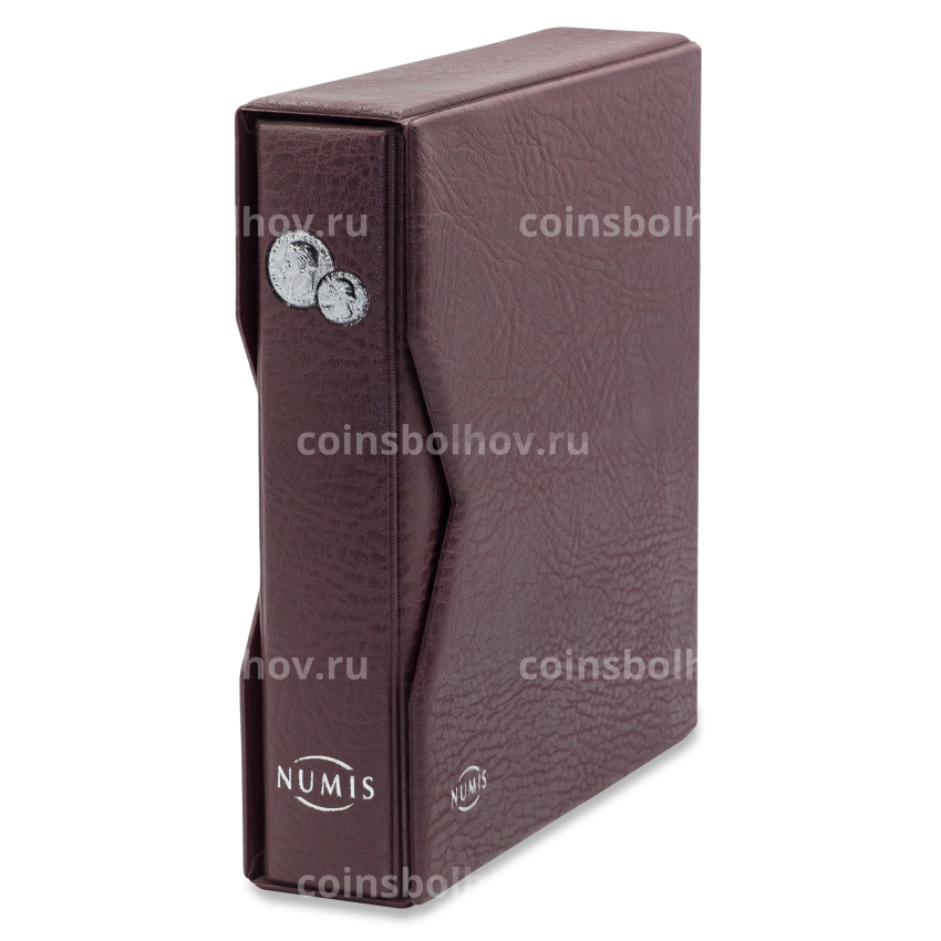 Aльбом для монет с 5 листами и защитным шубером формат «Numis» Красный LEUCHTTURM 338789