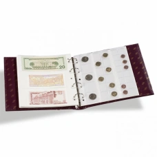 Альбом кожаный для монет без листов с защитным шубером формат «Numis» Черный LEUCHTTURM 320592 (вид 2)