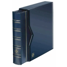 Альбом для монет без листов с защитным шубером формата «Optima» Синий (LEUCHTTURM 313389) (аверс)