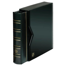 Альбом для монет без листов с защитным шубером формата Optima (Классический дизайн) Зеленый (LEUCHTTURM 330141) (аверс)