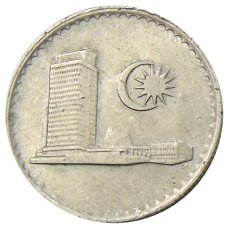 Монета 10 сен 1981 года Малайзия (реверс)