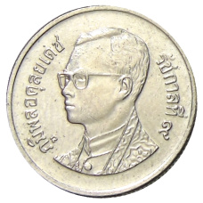 Монета 1 бат 2004 года Таиланд (реверс)