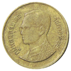 Монета 25 сатангов 1990 года Таиланд (реверс)