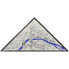 Монета 2 доллара 2024 года Самоа «Пейзаж Парижа — Лувр» (аверс)