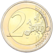 Монета 2 евро 2015 года F Германия «25 лет объединению Германии» (реверс)