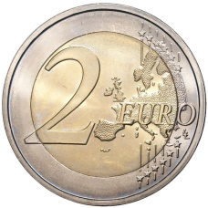 Монета 2 евро 2015 года J Германия «Федеральные земли Германии — Гессен (Церковь Святого Павла во Франкфурт-на-Майне)» (реверс)