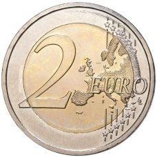 Монета 2 евро 2015 года D Германия «Федеральные земли Германии — Гессен (Церковь Святого Павла во Франкфурт-на-Майне)» (реверс)