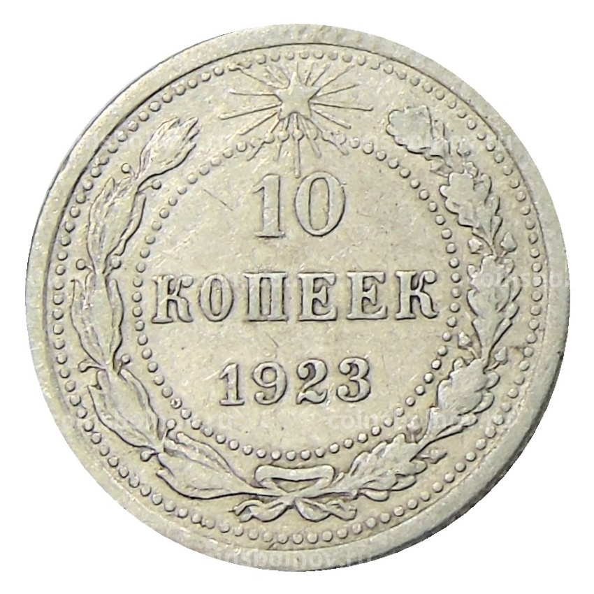 Монета 10 копеек 1923 года