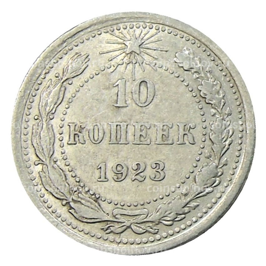 Монета 10 копеек 1923 года