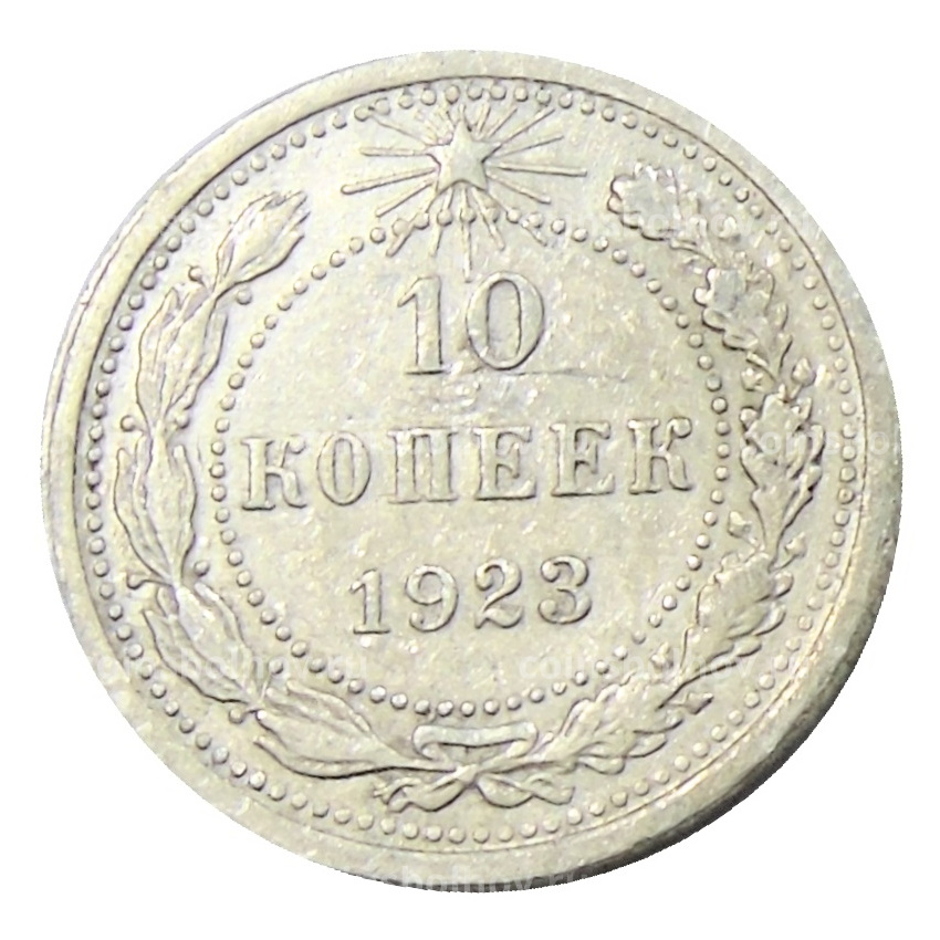 Монета 10 копеек 1923 года