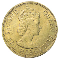 Монета 1/2 пенни 1963 года Ямайка (реверс)