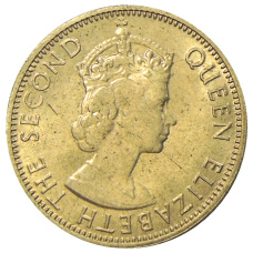 Монета 1/2 пенни 1963 года Ямайка (реверс)