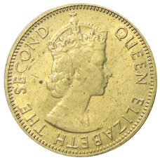 Монета 1/2 пенни 1963 года Ямайка (реверс)