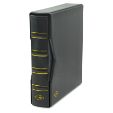 Альбом для монет с 5 листами с защитным шубером формат «Numis» Зеленый Классический дизайн LEUCHTTURM 301280 (аверс)