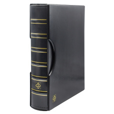 Альбом для монет без листов с защитным шубером формат «Grande» Черный Классический дизайн LEUCHTTURM 330249