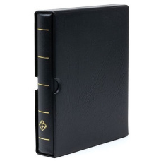 Альбом для монет без листов с защитным шубером — формат «Optima F» Черный (LEUCHTTURM 311197)