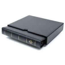 Альбом для монет без листов с защитным шубером — формат «Optima F» Черный (LEUCHTTURM 311197) (вид 2)