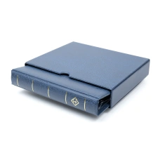 Альбом для монет без листов с защитным шубером формат «Optima F» Синий (LEUCHTTURM 302912) (вид 2)