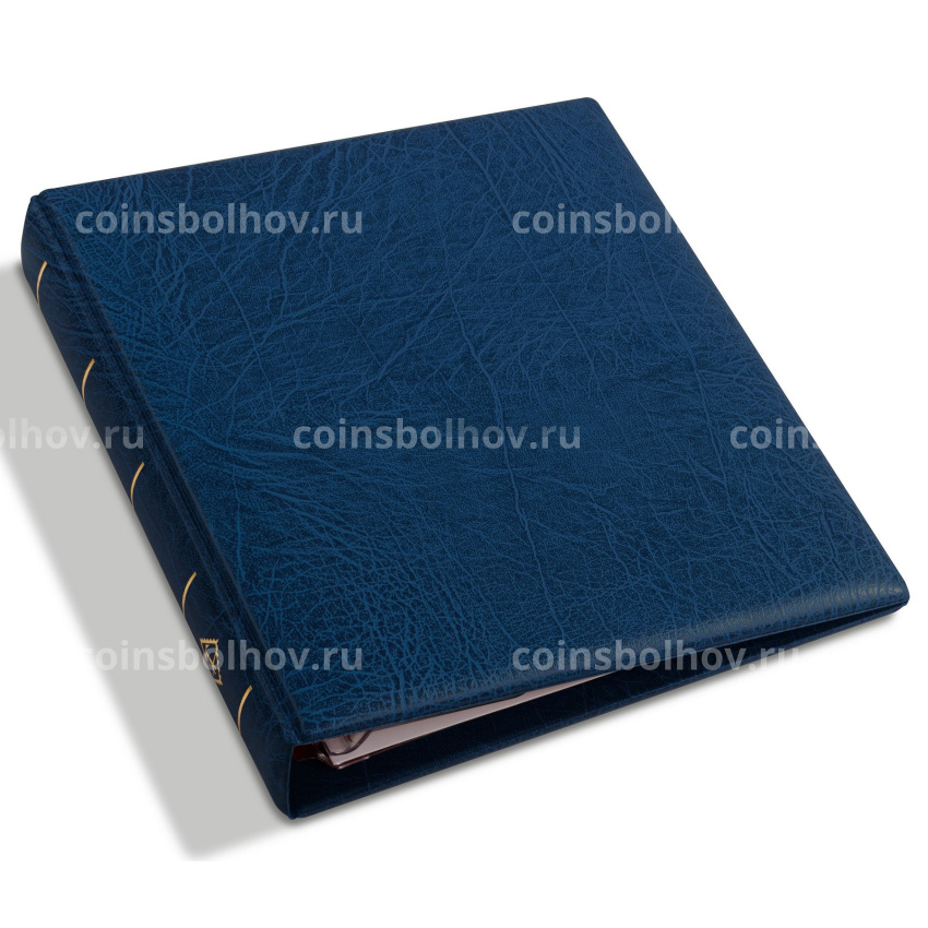 Альбом для монет без листов с защитным шубером формат «Optima F» Синий (LEUCHTTURM 302912) (вид 3)