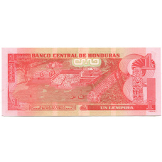 Банкнота 1 лемпира 2022 года Гондурас (вид 2)