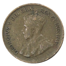 Монета 1 цент 1929 года Канада (реверс)