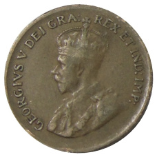 Монета 1 цент 1932 года Канада (реверс)